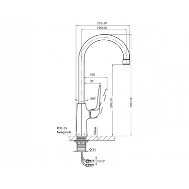 Смеситель для кухни Dart Смеситель для кухни Dart