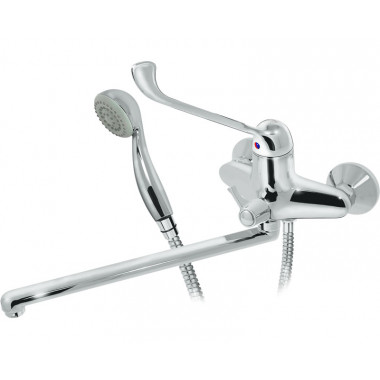 Смеситель локтевой для ванны с душем Смеситель локтевой для ванны с душем