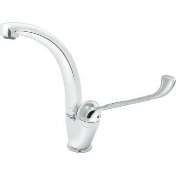 Локтевой смеситель для раковины с изливом maxi