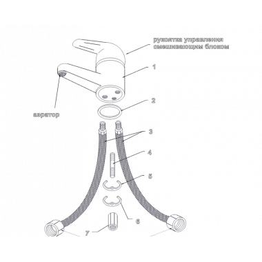 Смеситель для биде Warta Смеситель для биде Warta