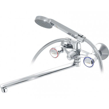 Смеситель для ванны Бета плоский излив Смеситель для ванны Бета плоский излив