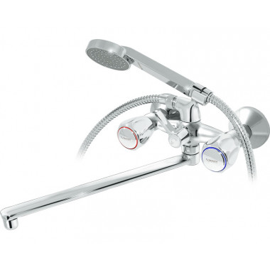 Смеситель для ванны Парма плоский излив Смеситель для ванны Парма плоский излив