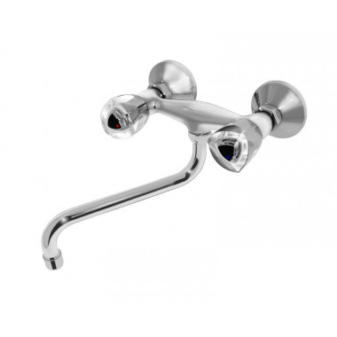 Смеситель настенный для кухни Хром Смеситель настенный для кухни Хром