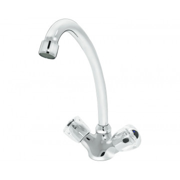 Смеситель елочка Хром