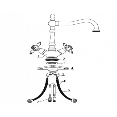 Смеситель для кухни Парма maxi Смеситель для кухни Парма maxi