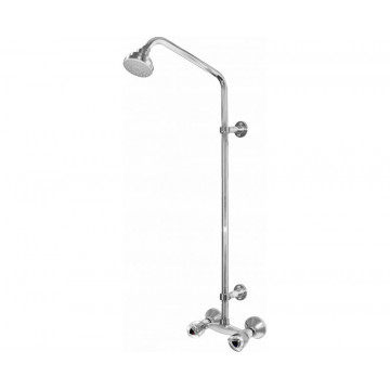 Смеситель для душа с жесткой стойкой Хром