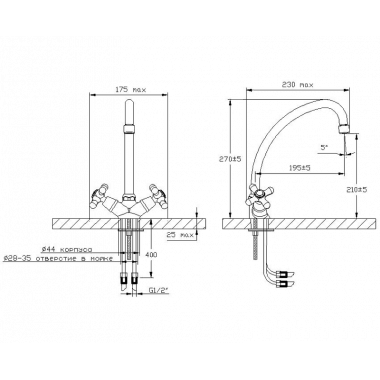 Смеситель для кухни VarioFin Лазер Смеситель для кухни VarioFin Лазер