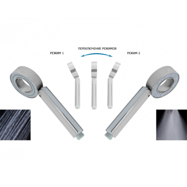 Душевая насадка DUO-2х режимная Душевая насадка DUO-2х режимная