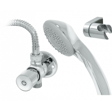 Нажимной кран для душа с наружной подводкой Нажимной кран для душа с наружной подводкой