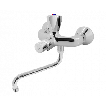 Настенный смеситель для кухни с изливом