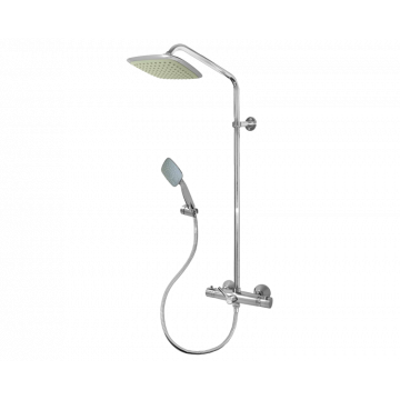 Душевая система Каскад с жесткой стойкой и ручным душем
