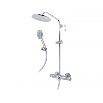 Душевая система Самсон с жесткой стойкой и ручным душем