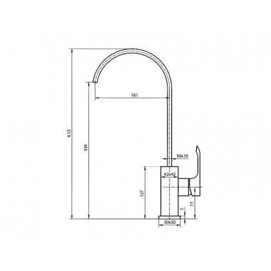 Смеситель для кухни AHTI KA101011 Kerava Смеситель для кухни AHTI KA101011 Kerava