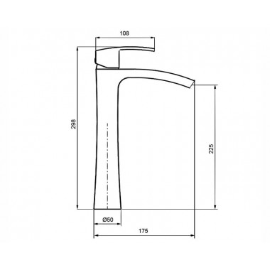 Смеситель для раковины AHTI MK202001 Mikkeli Смеситель для раковины AHTI MK202001 Mikkeli