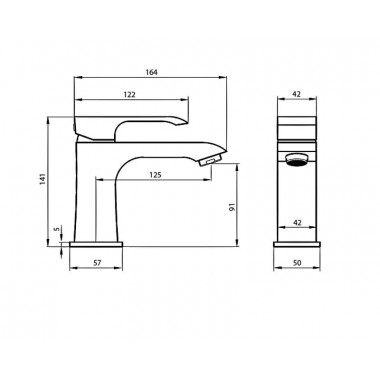 Смеситель для раковины AHTI RM201001 Rauma Смеситель для раковины AHTI RM201001 Rauma